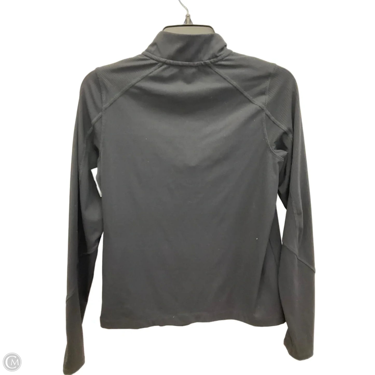Athletic Top Long Sleeve Collar By Mondetta In Black, Size: S