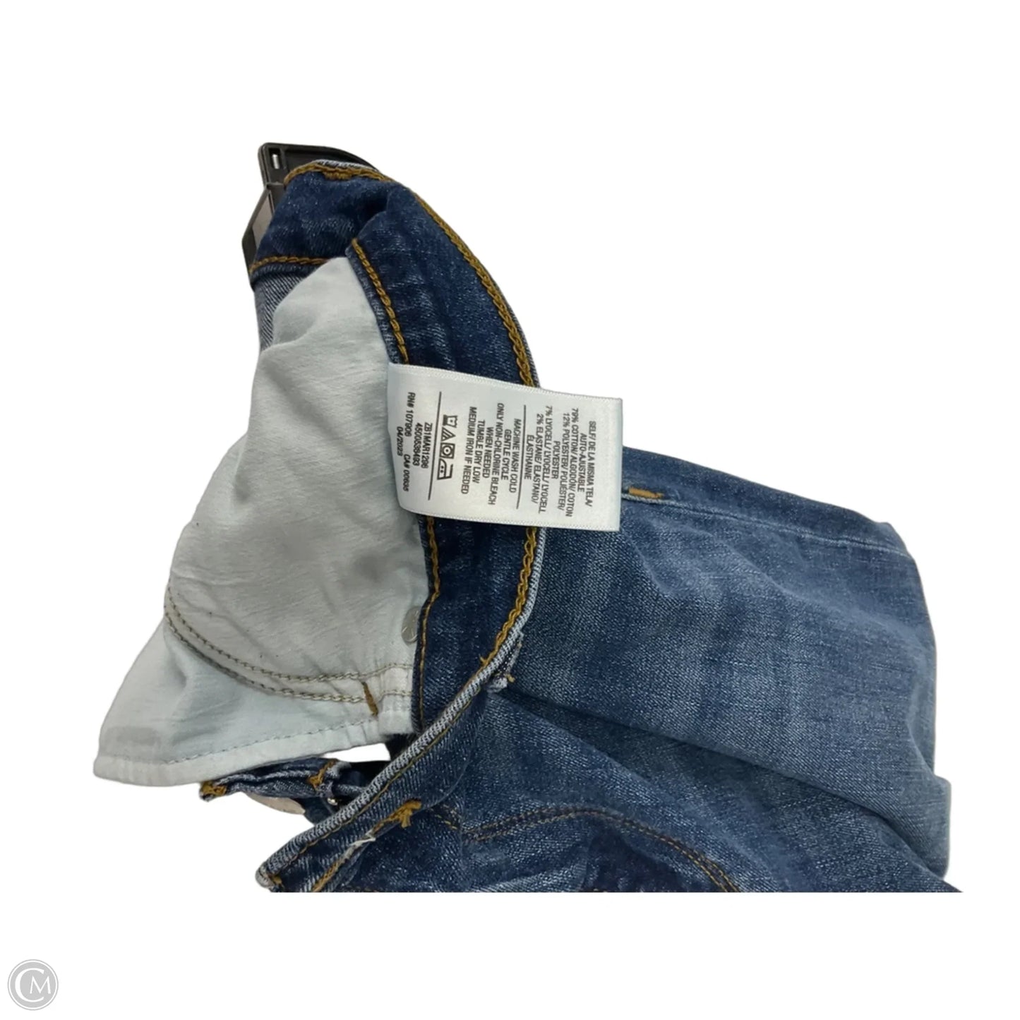 Jeans Skinny By Hudson In Blue Denim, Size: 8