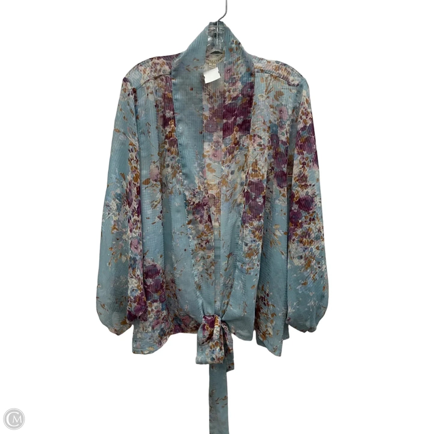 Shawl By Love Stitch In Blue, Size: L