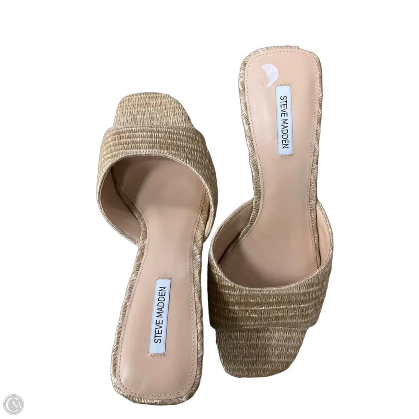 Shoes Heels Wedge By Steve Madden In Tan, Size: 7