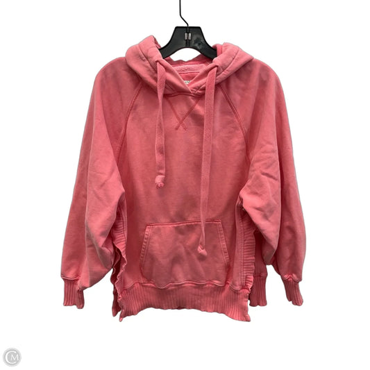 Athletic Top Long Sleeve Hoodie By American Eagle In Pink, Size: S