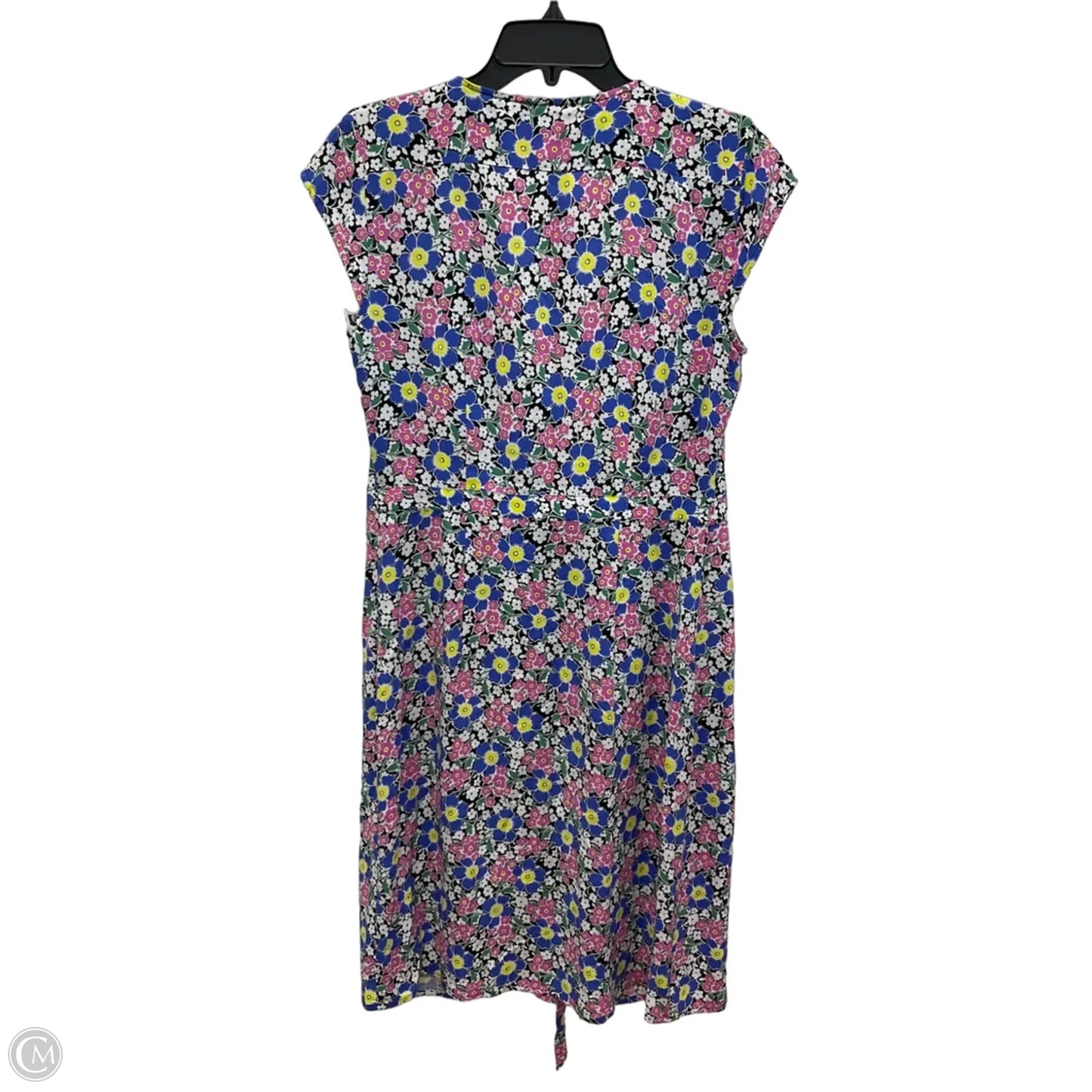Dress Casual Midi By J. Crew In Blue & Purple, Size: Xs