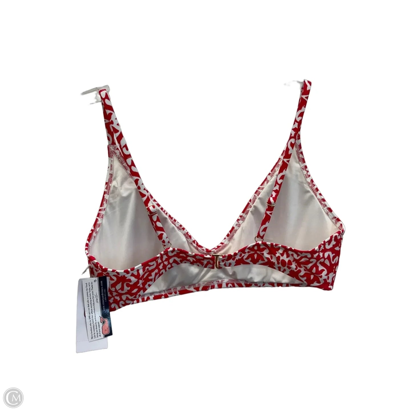 Swimsuit Top By Vineyard Vines In Red, Size: L