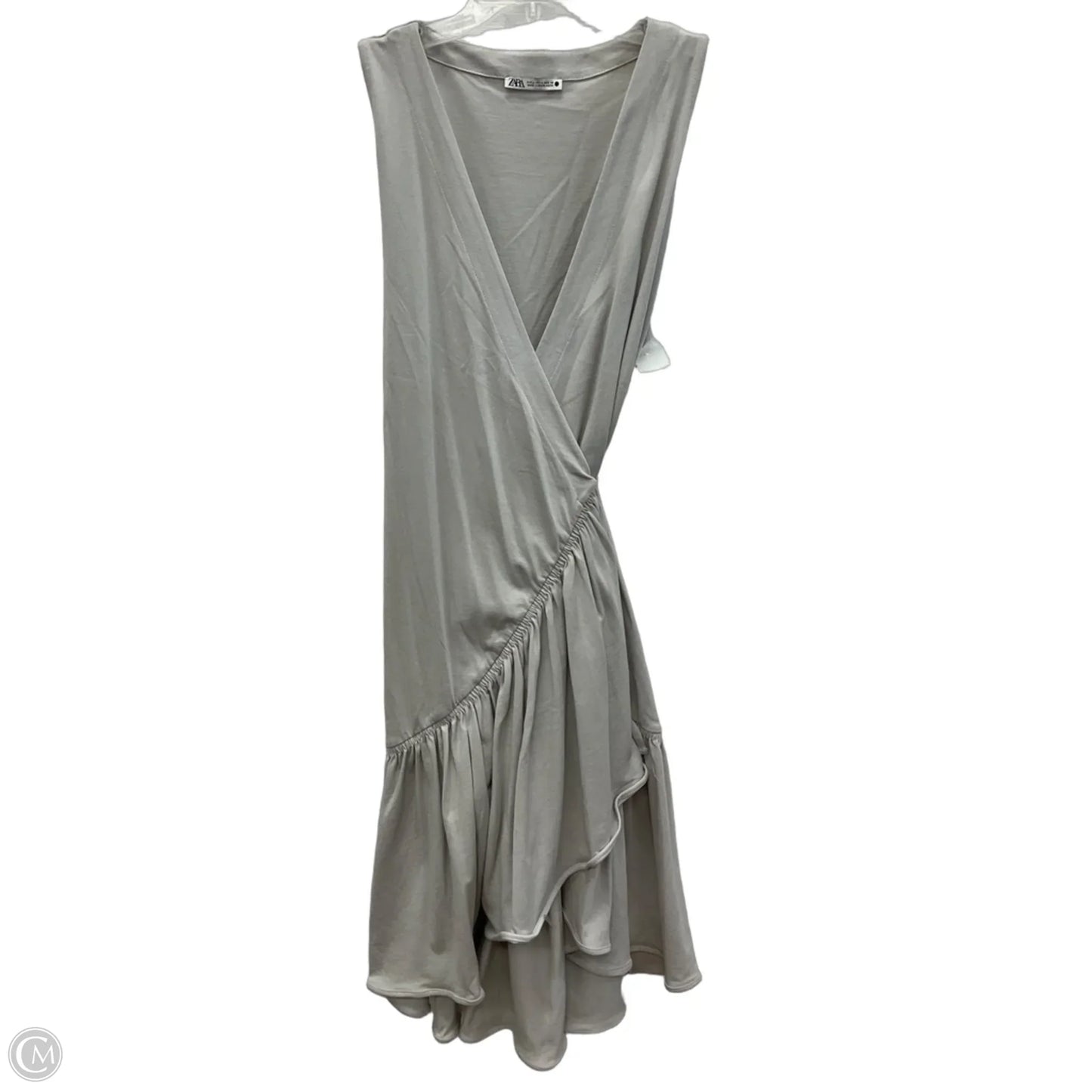 Dress Casual Short By Zara In Grey, Size: L