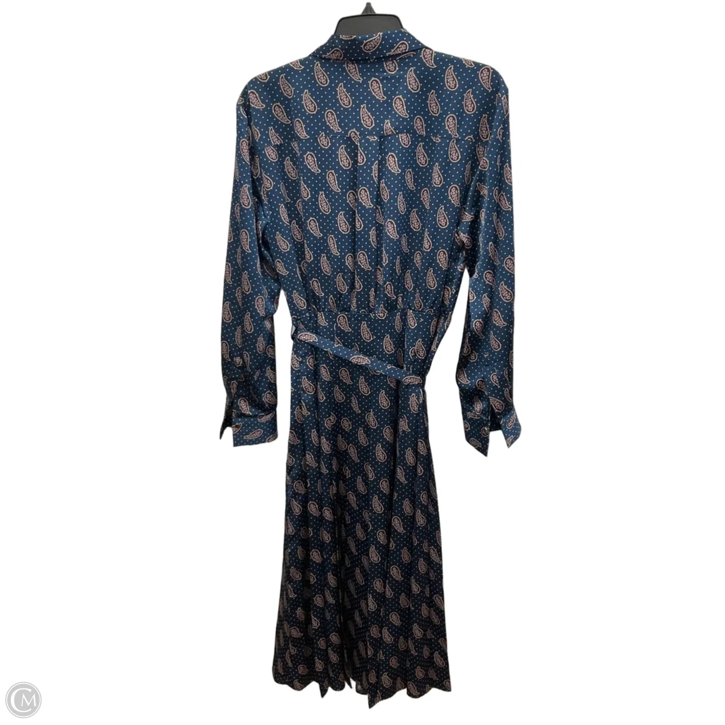Dress Casual Maxi By Ann Taylor In Blue, Size: 10