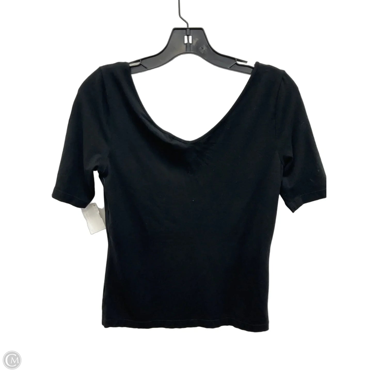 Top Short Sleeve By Lauren By Ralph Lauren In Black, Size: S