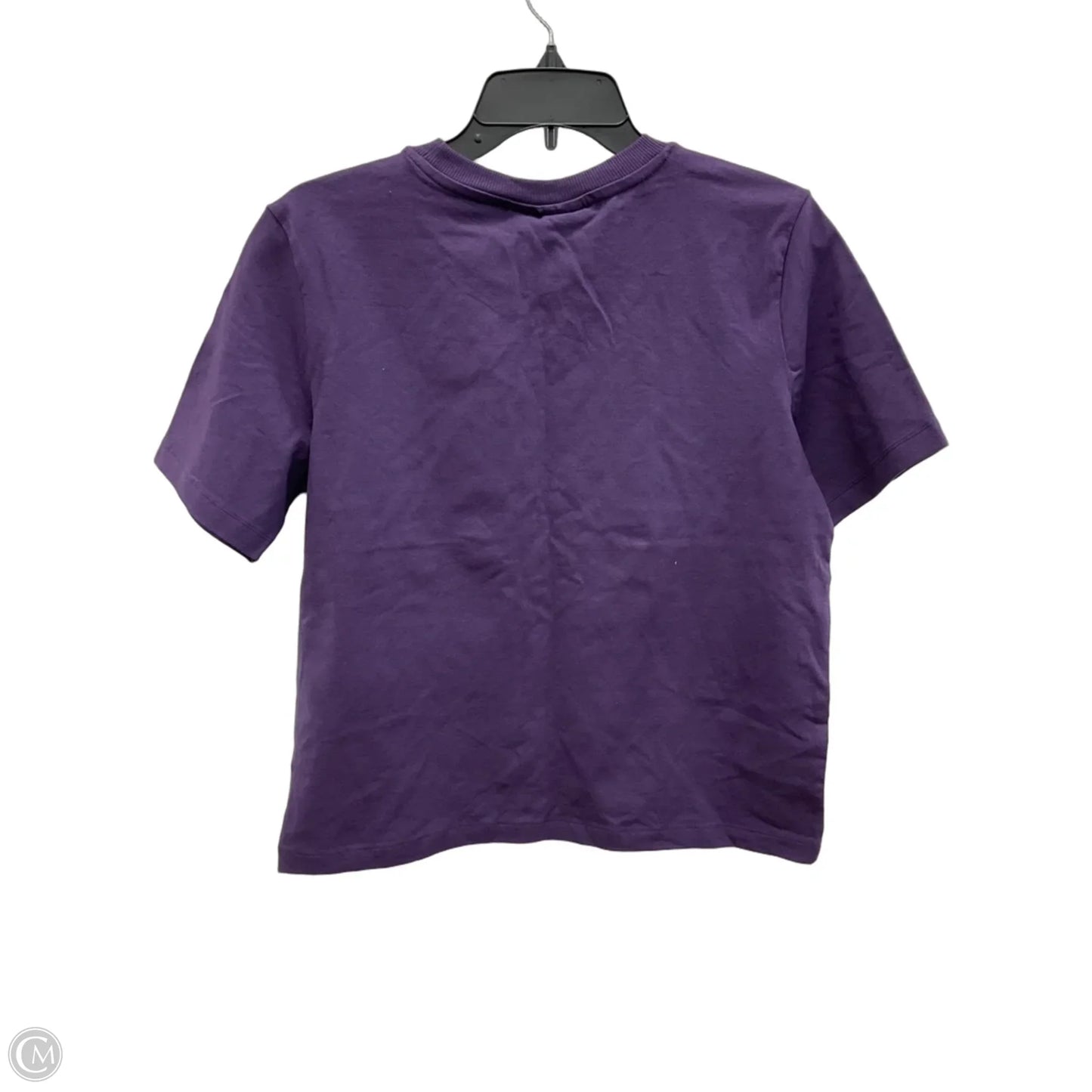 Athletic Top Short Sleeve By Fila In Purple, Size: S