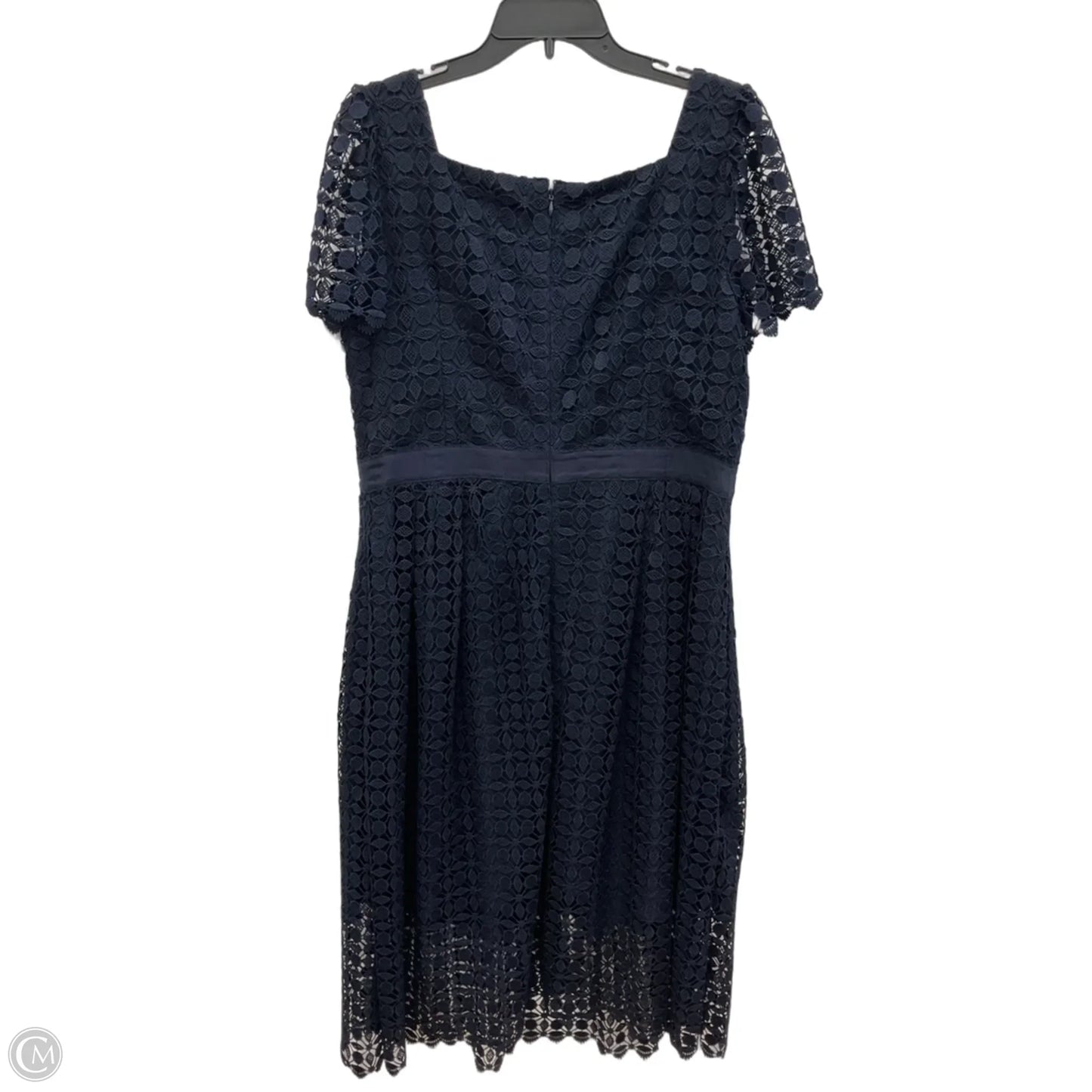 Dress Casual Midi By Talbots In Navy, Size: 14