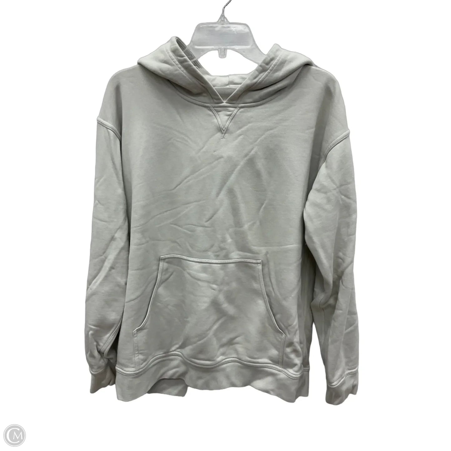 Athletic Sweatshirt Hoodie By Lululemon In Beige, Size: 10