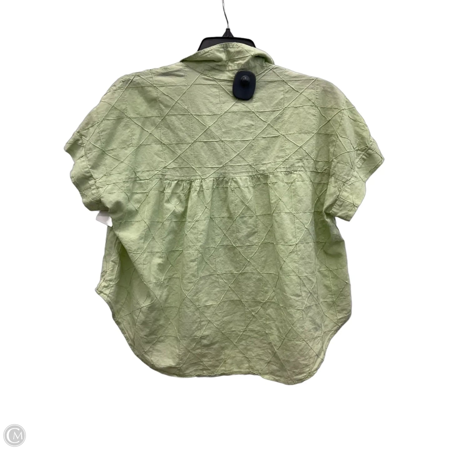 Top Short Sleeve By Madewell In Green, Size: S