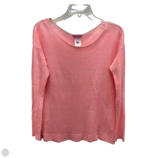 Top Long Sleeve By Lilly Pulitzer In Pink, Size: S