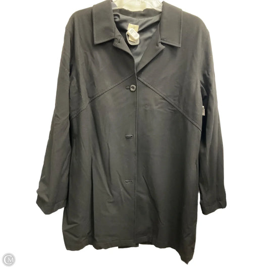 Coat Peacoat By J. Jill In Black, Size: Xl