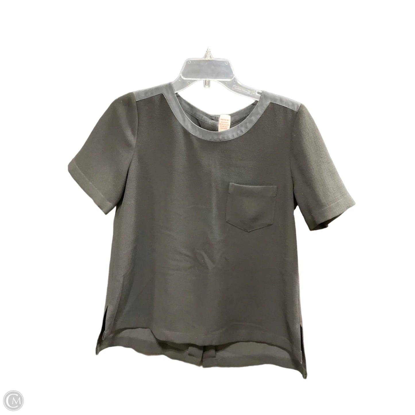 Top Short Sleeve By Madewell In Black, Size: S