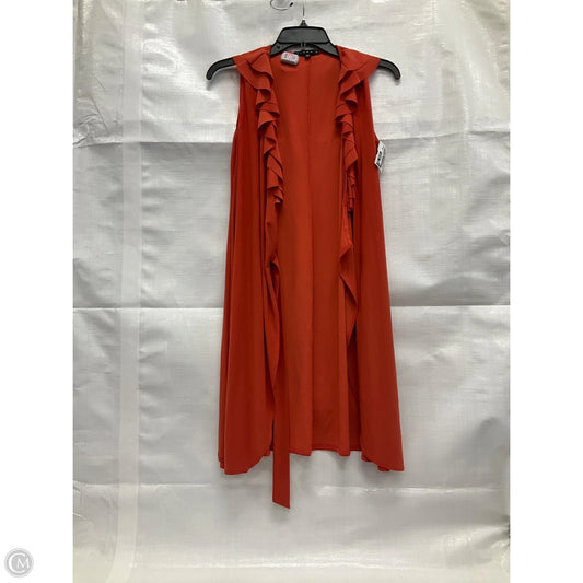 Cardigan By Tiana B In Orange, Size: Mp
