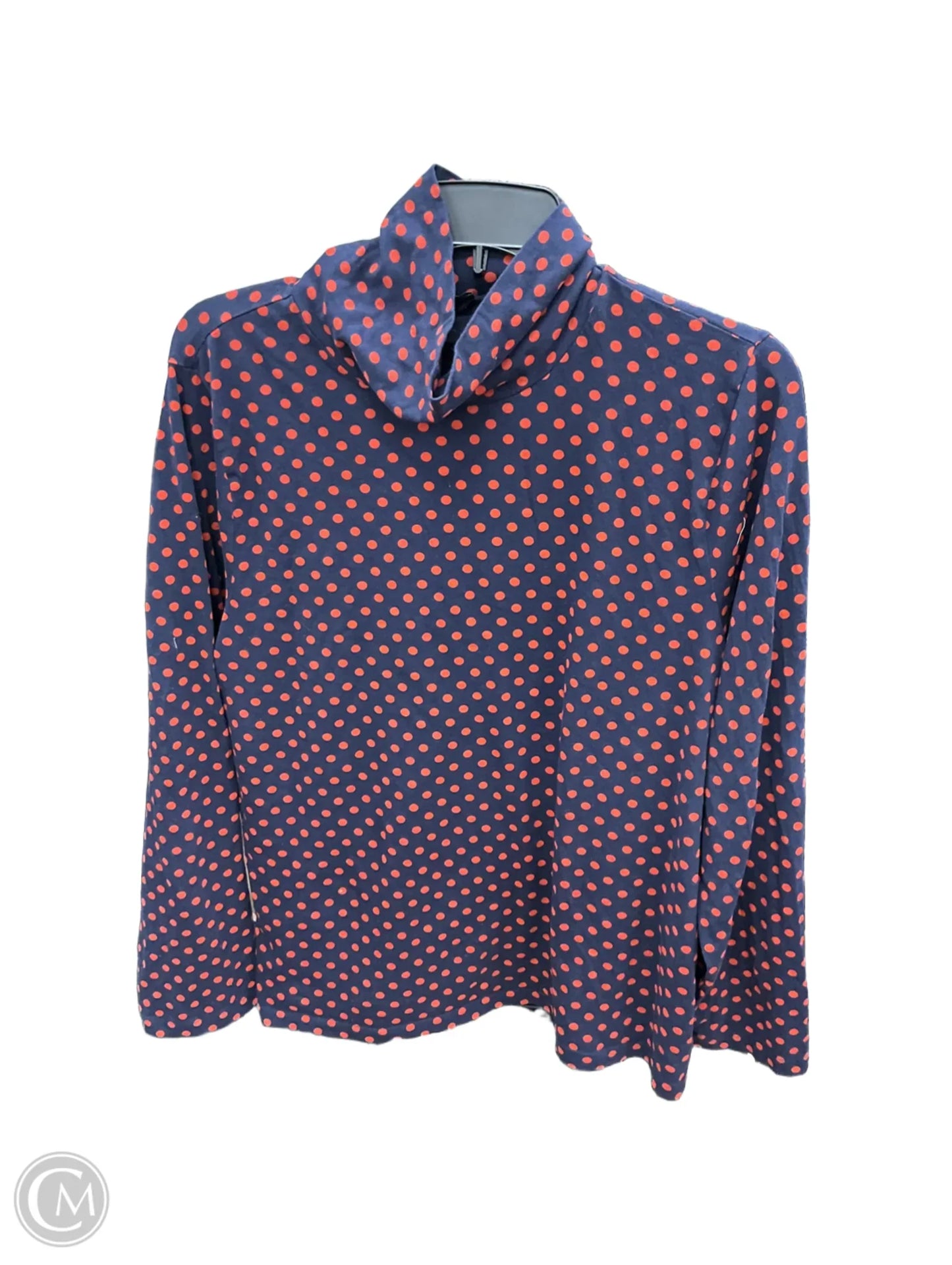 Top Long Sleeve By J. Crew In Polkadot Pattern, Size: 3x