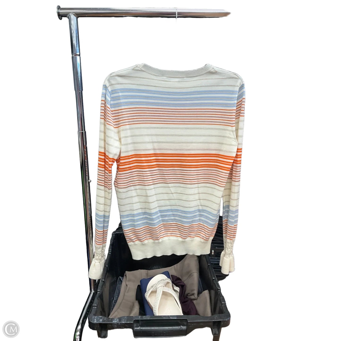 Top Long Sleeve Luxury Designer By Stella Mccartney In Striped Pattern, Size: S