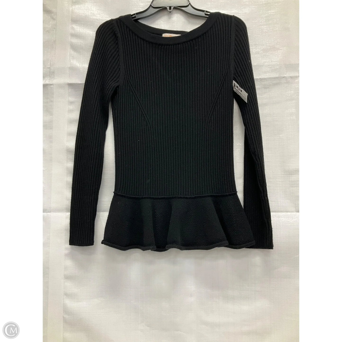 Top Long Sleeve Designer By Tory Burch In Black, Size: M