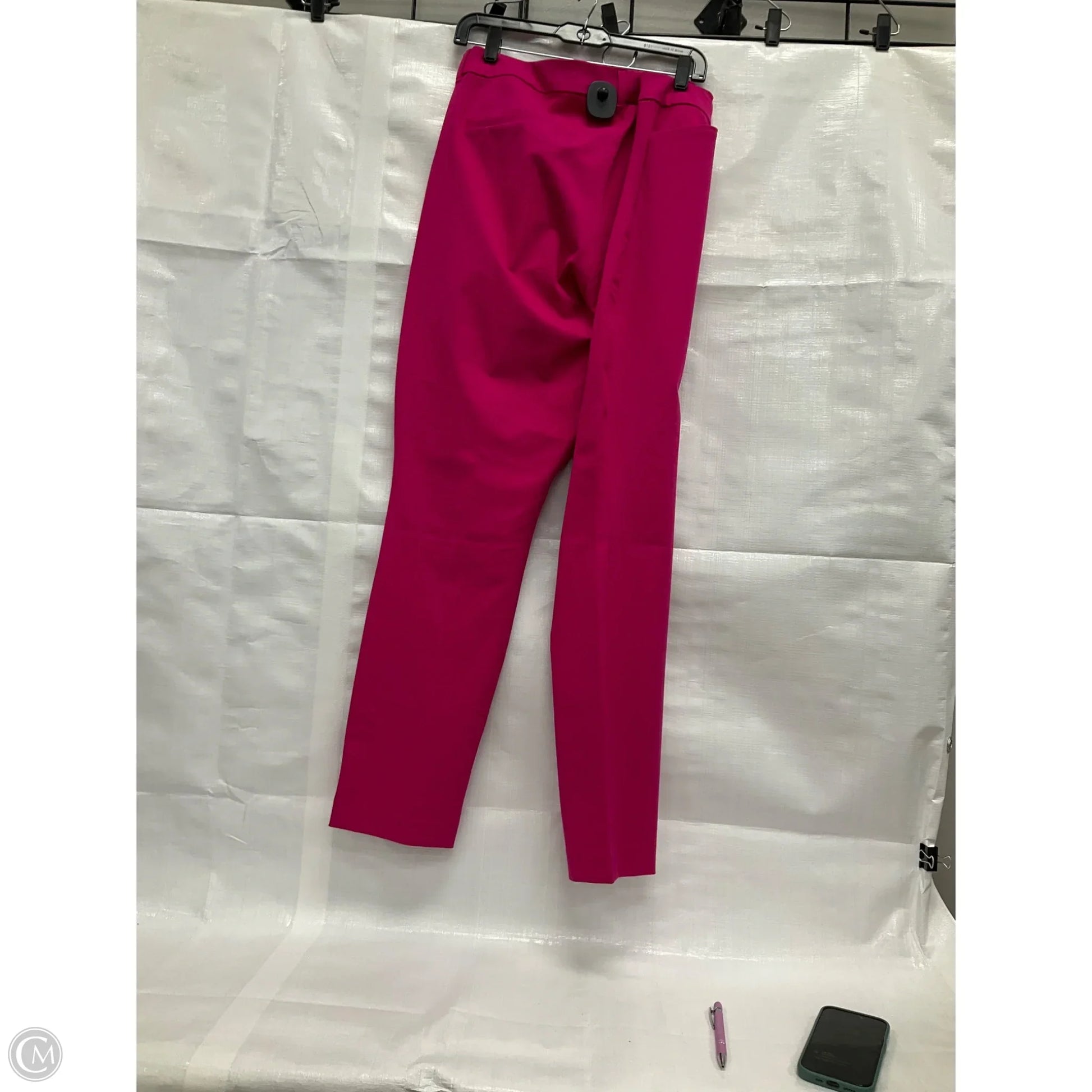 old navy pink dress pants Old Navy Pixie Pink Dress Pants Womens Size 8 Chino Career Slim o97