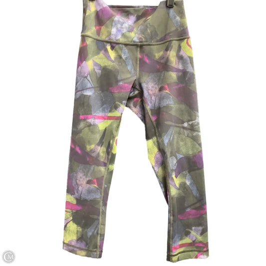 Athletic Capris By Lululemon In Multi-colored, Size: 6
