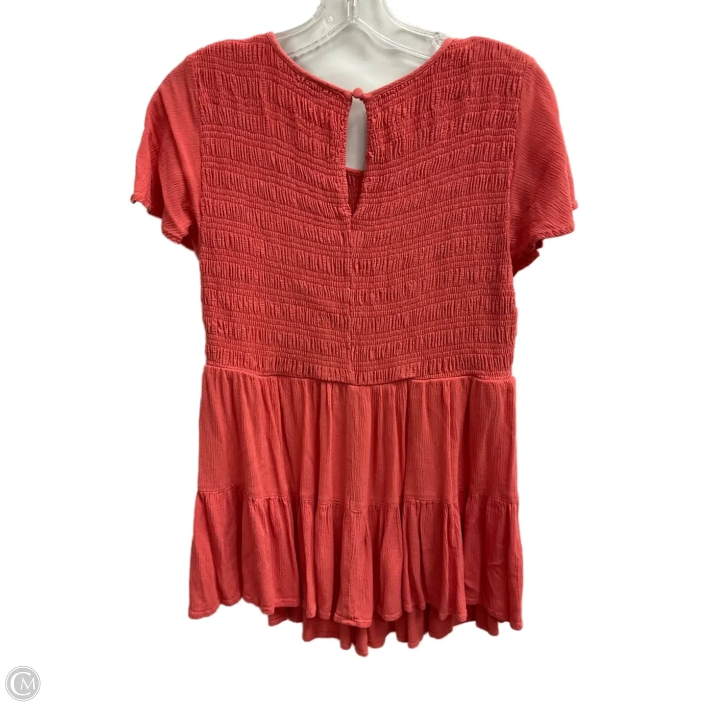 Top Short Sleeve By Torrid In Peach, Size: L