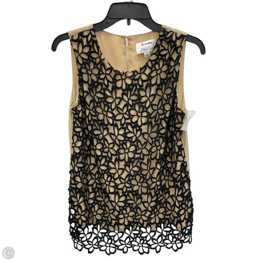 Top Sleeveless Designer By Neiman Marcus In Black, Size: S