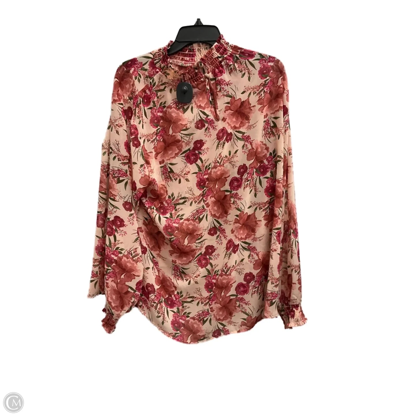 Top Long Sleeve By Torrid In Floral Print, Size: 2x