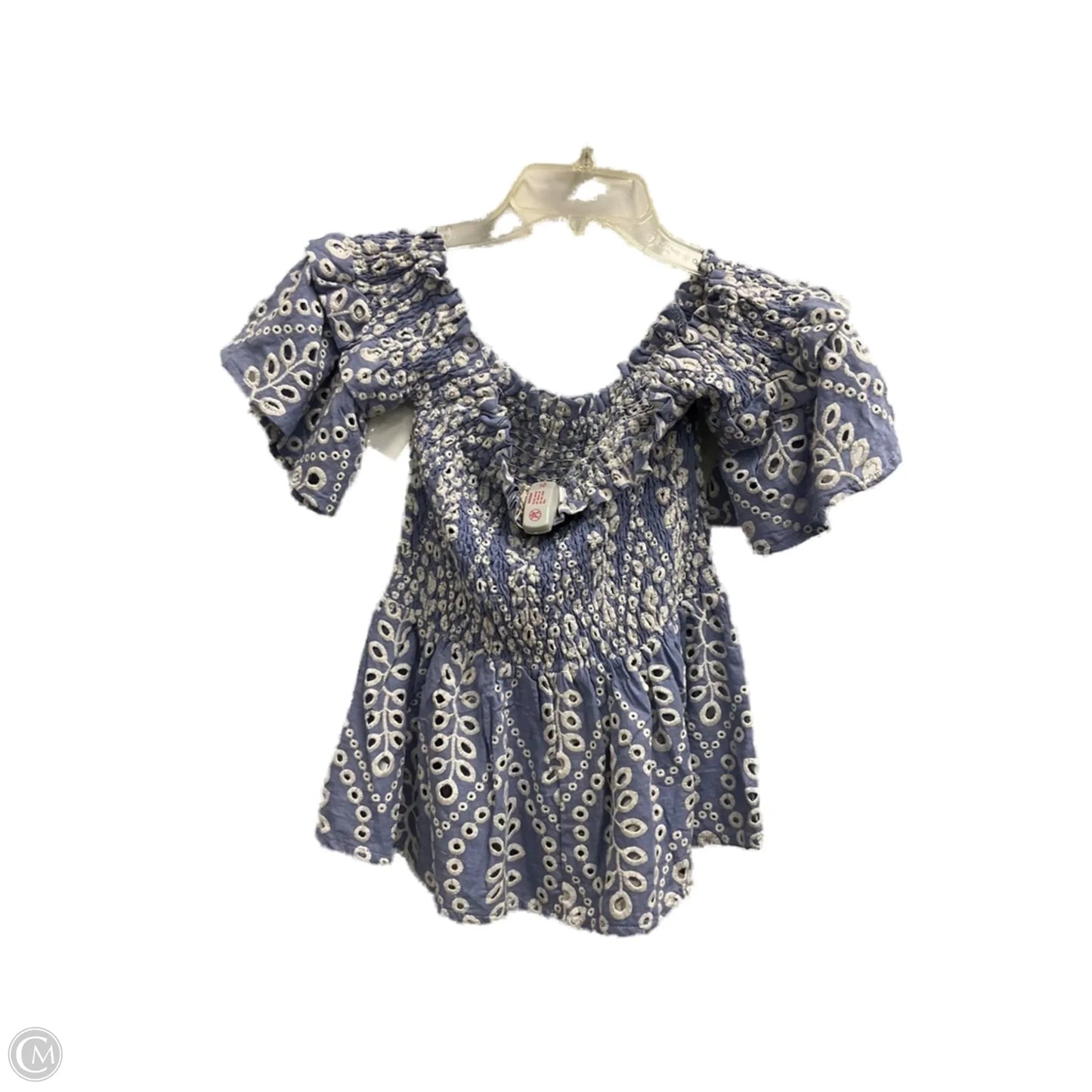 Top Short Sleeve By Olivaceous In Floral Print, Size: M