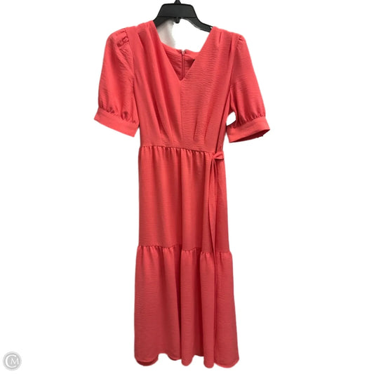 Dress Casual Maxi By Dkny In Coral, Size: S
