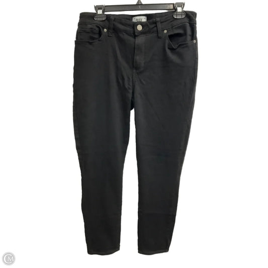 Jeans Skinny By Paige In Black, Size: 14