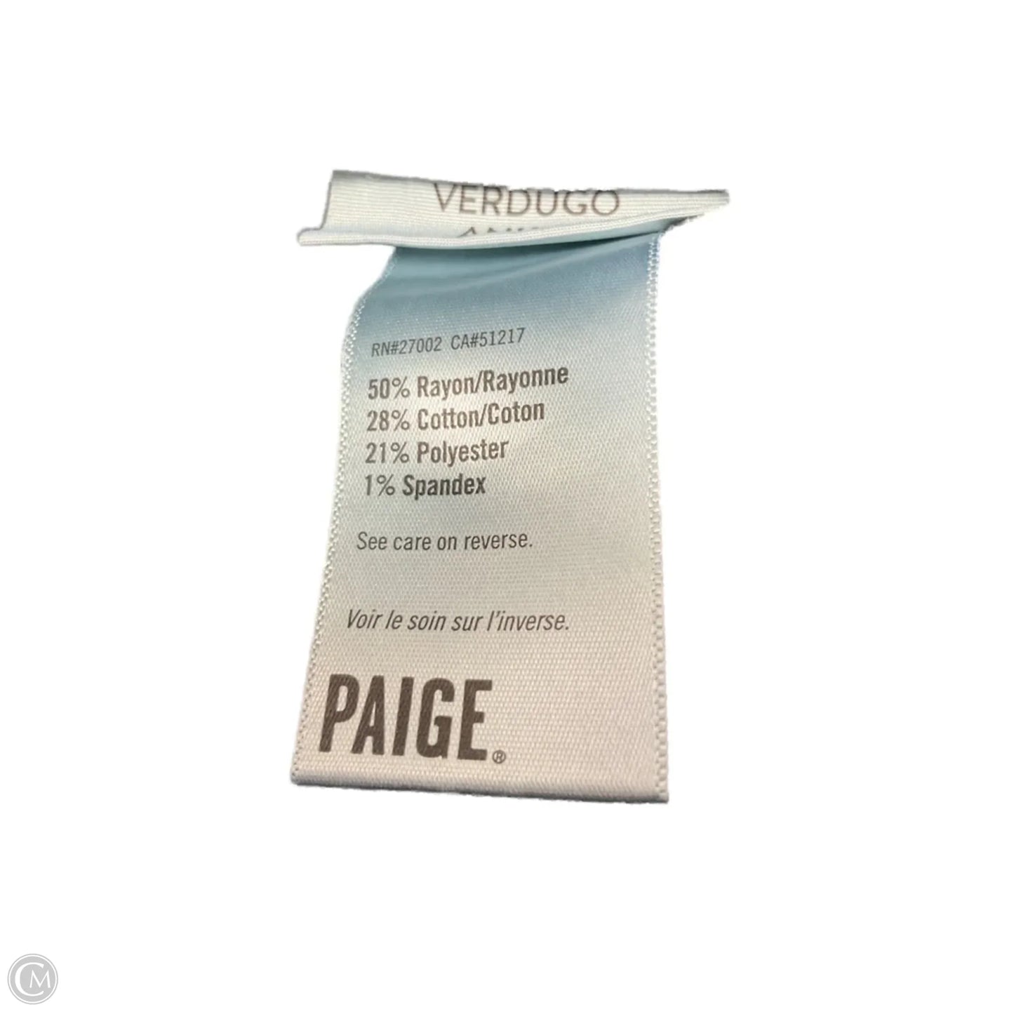 Jeans Skinny By Paige In Black, Size: 14