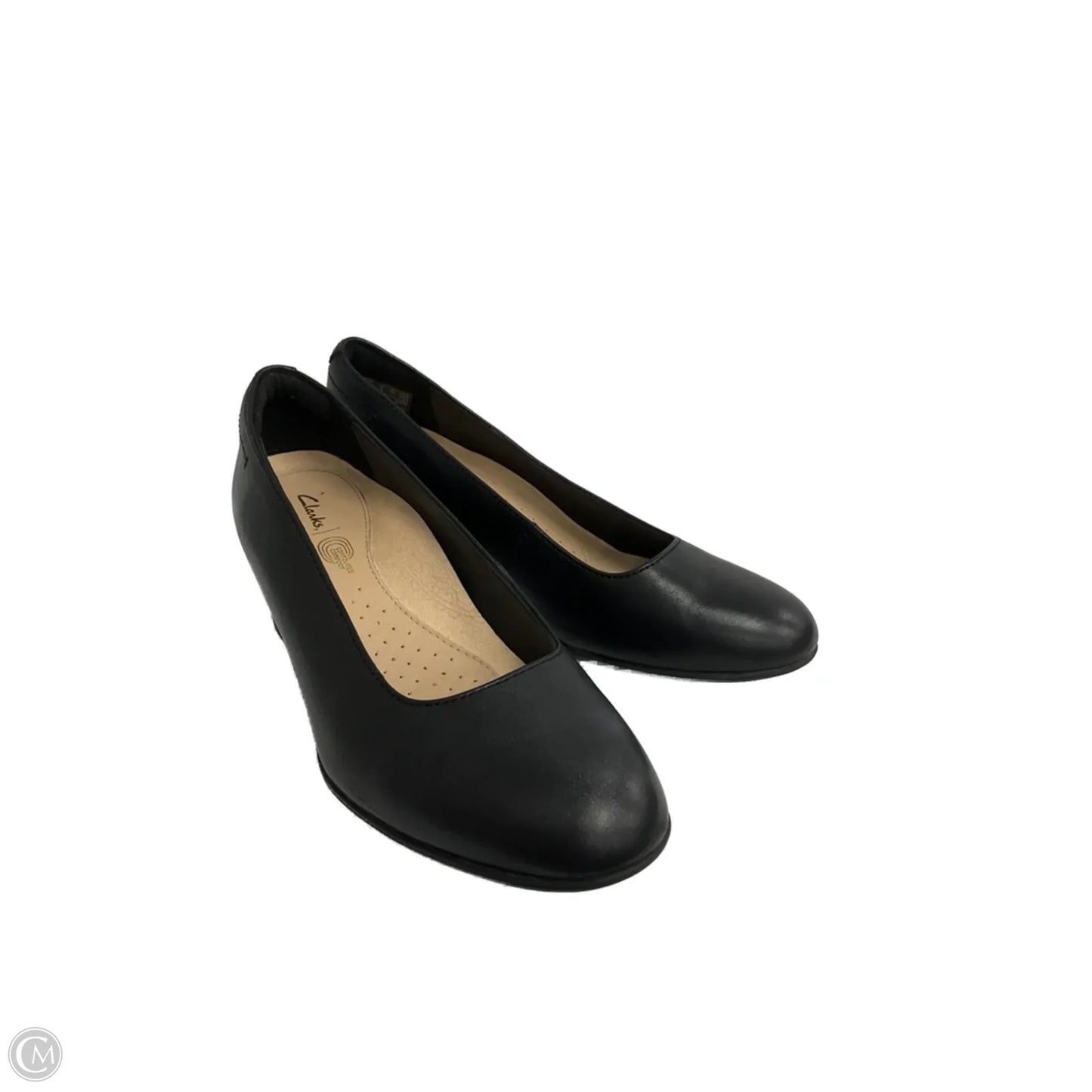 Shoes Heels Block By Clarks In Black, Size: 6