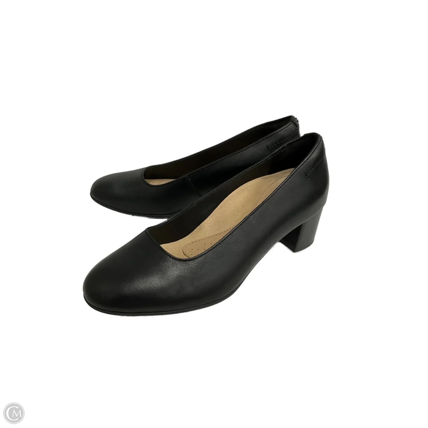 Shoes Heels Block By Clarks In Black, Size: 6