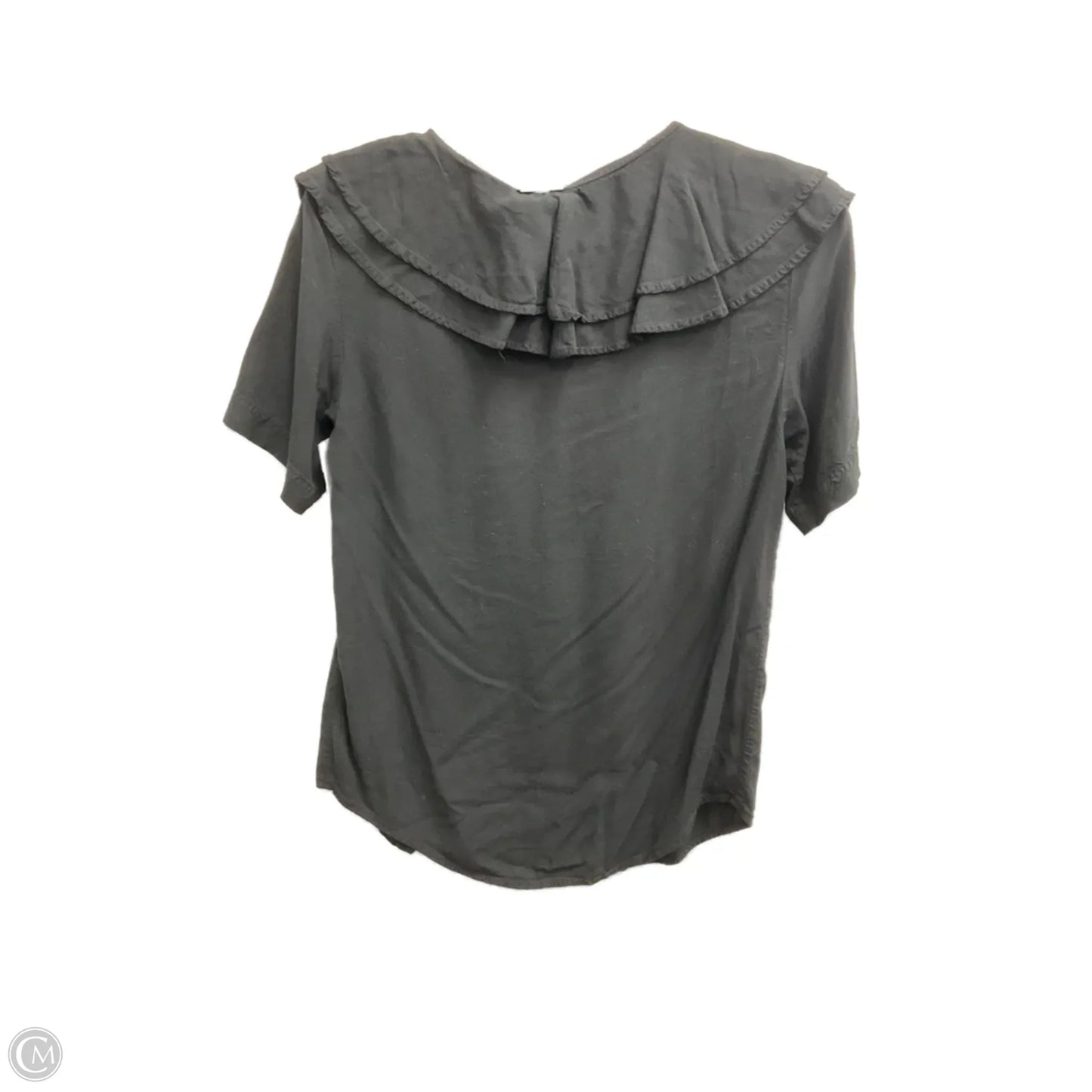 Top Short Sleeve By Clothes Mentor In Black, Size: S