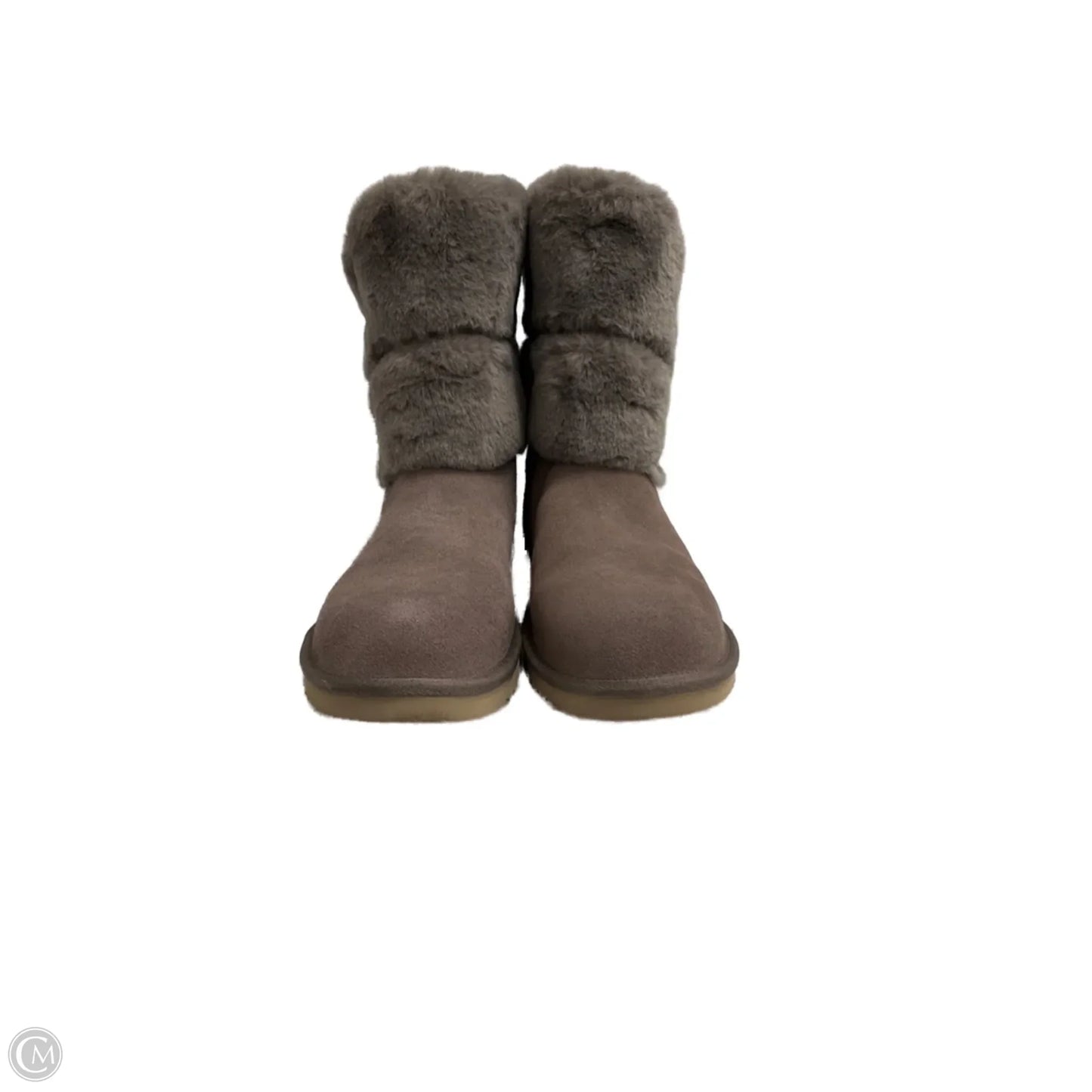Boots Ankle Flats By Koolaburra By Ugg In Maroon, Size: 10
