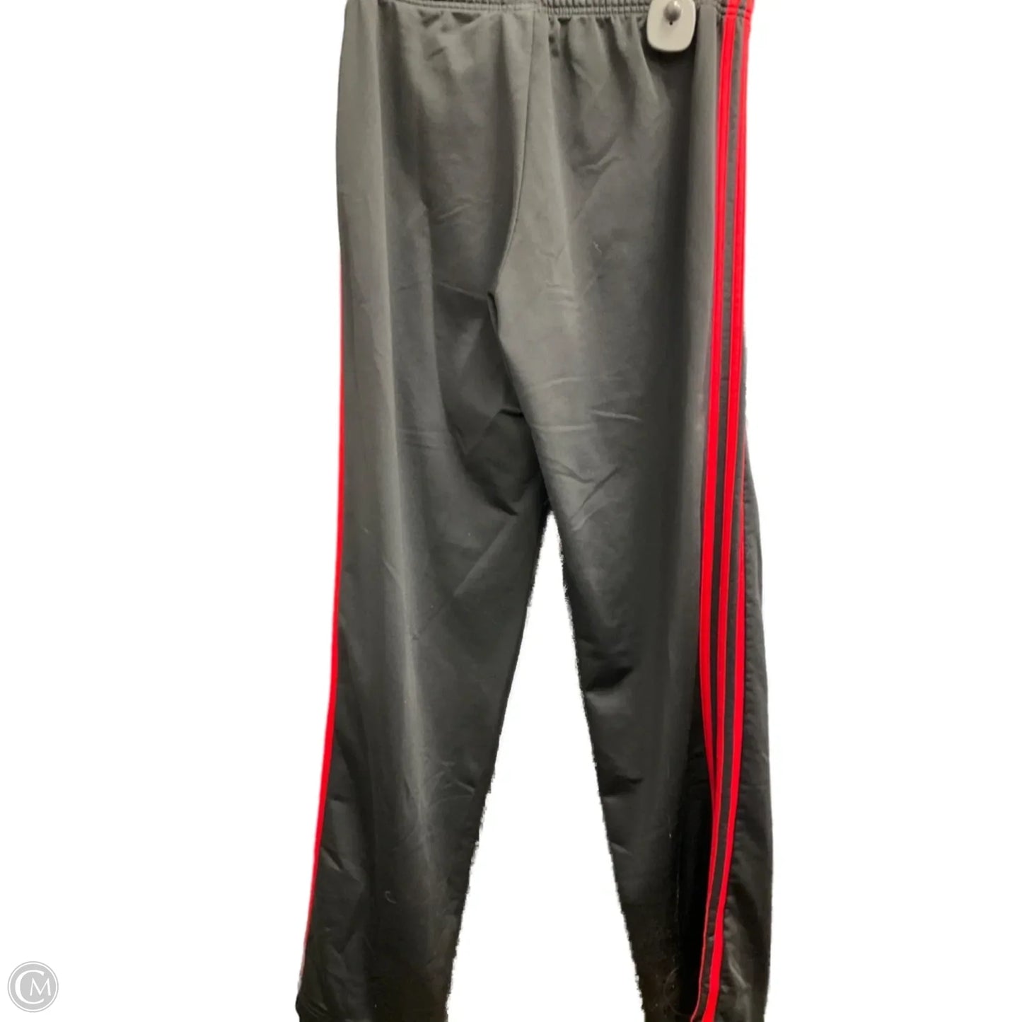 Athletic Pants By Adidas In Striped Pattern, Size: M