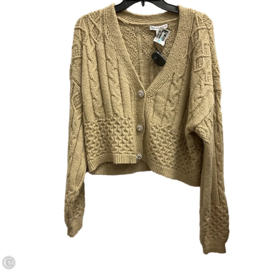 Cardigan By And Now This In Tan, Size: M