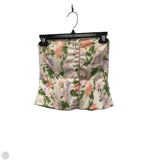 Top Sleeveless By White House Black Market In Floral Print, Size: S