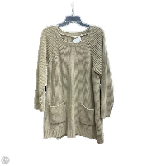 Sweater By Soft Surroundings In Tan, Size: M