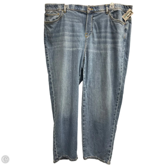Jeans Straight By J. Jill In Blue Denim, Size: Xl