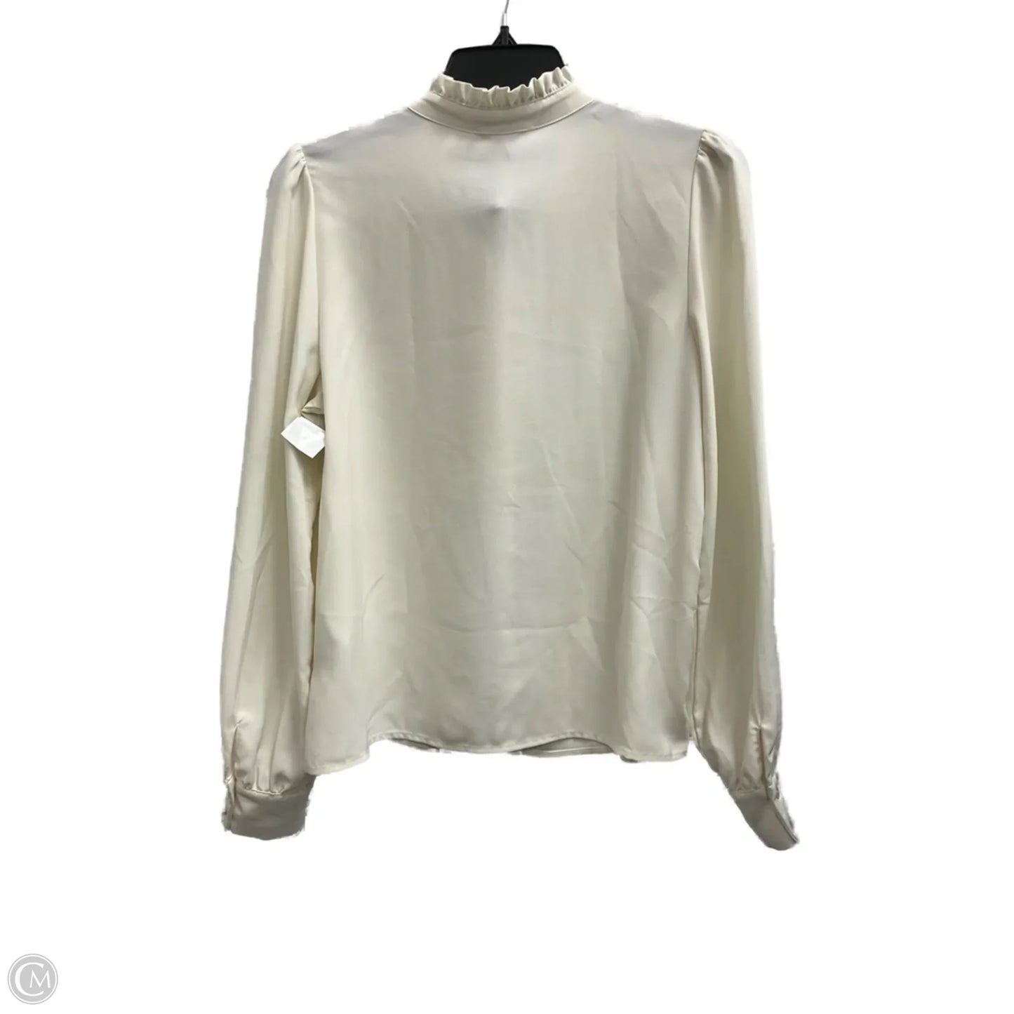 Top Long Sleeve By Rachel Zoe In White, Size: S