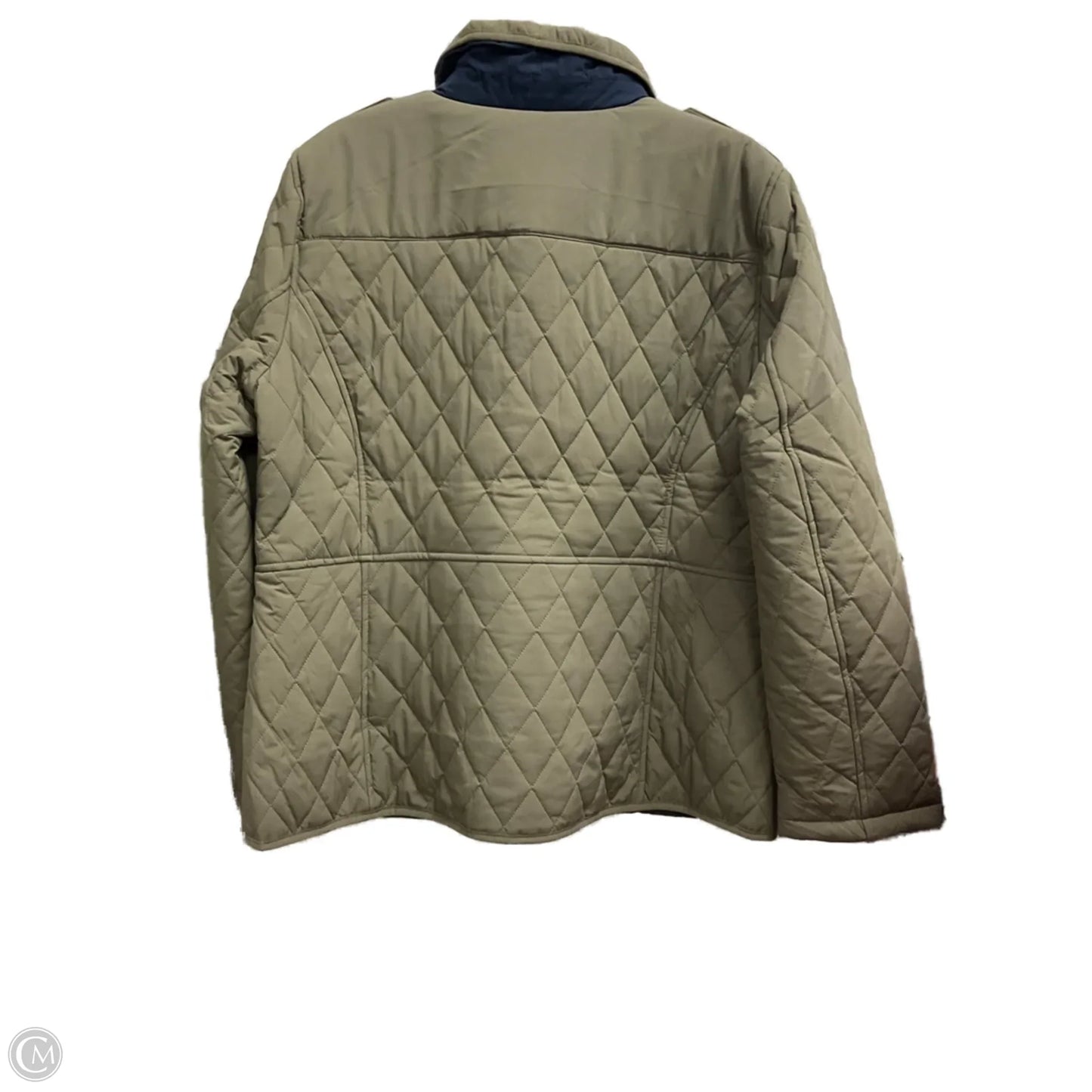Coat Puffer & Quilted By Tommy Hilfiger In Green, Size: L