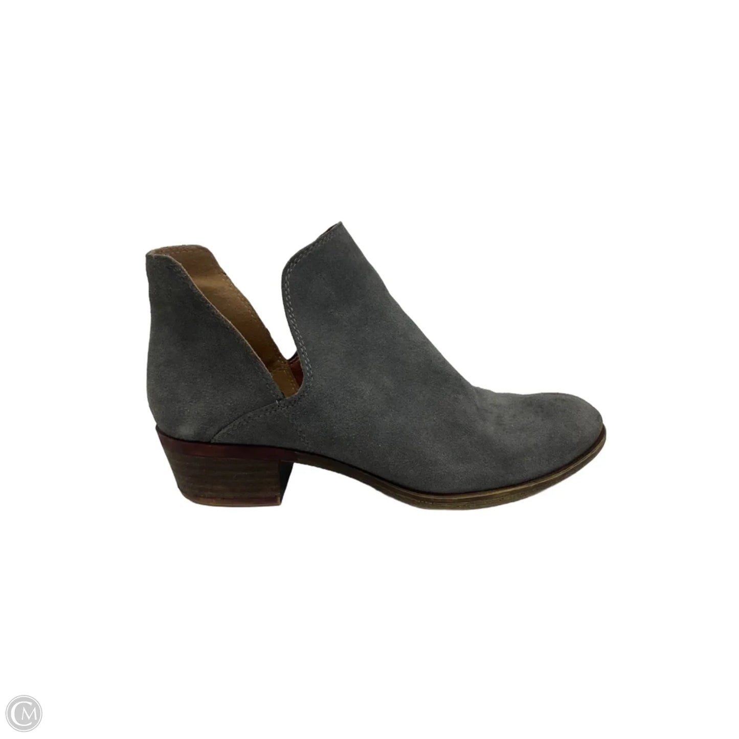 Boots Ankle Flats By Lucky Brand In Grey, Size: 6