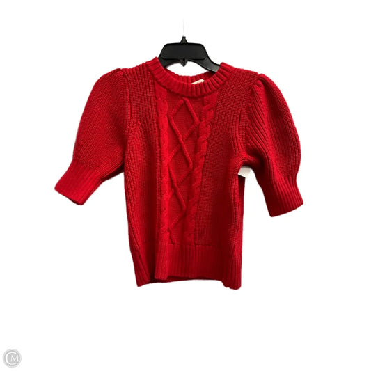 Top Short Sleeve By Gap In Red, Size: S