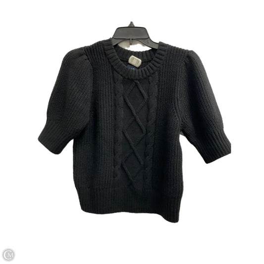 Top Short Sleeve By Gap In Black, Size: S