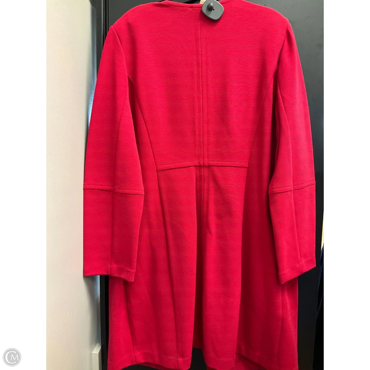 Jacket Denim By Chicos In Red, Size: L