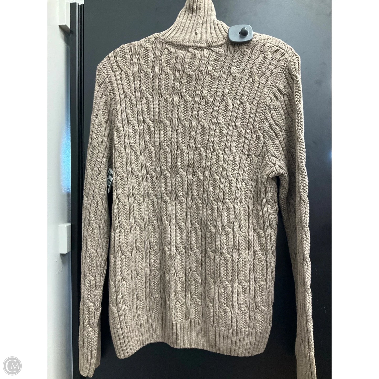 Sweater By Jeanne Pierre In Brown, Size: L