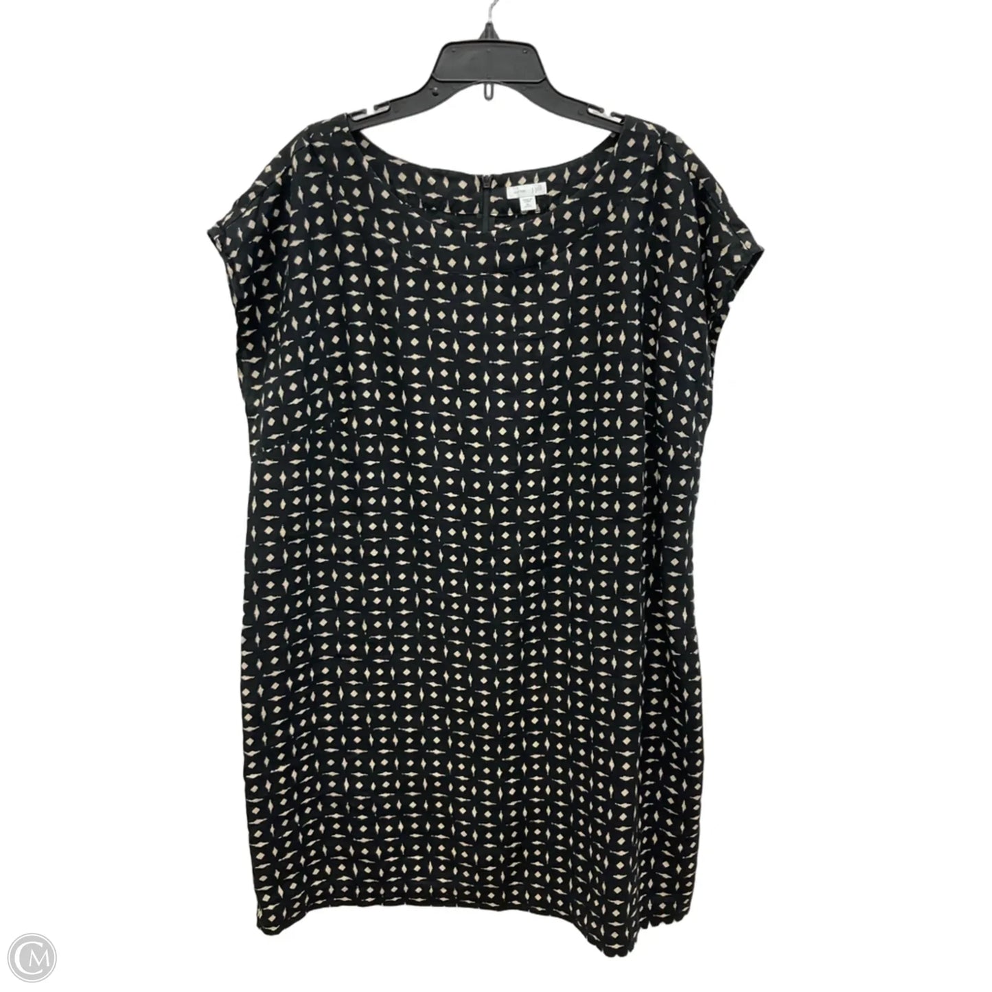 Dress Casual Short By J. Jill In Black & Cream, Size: Xl