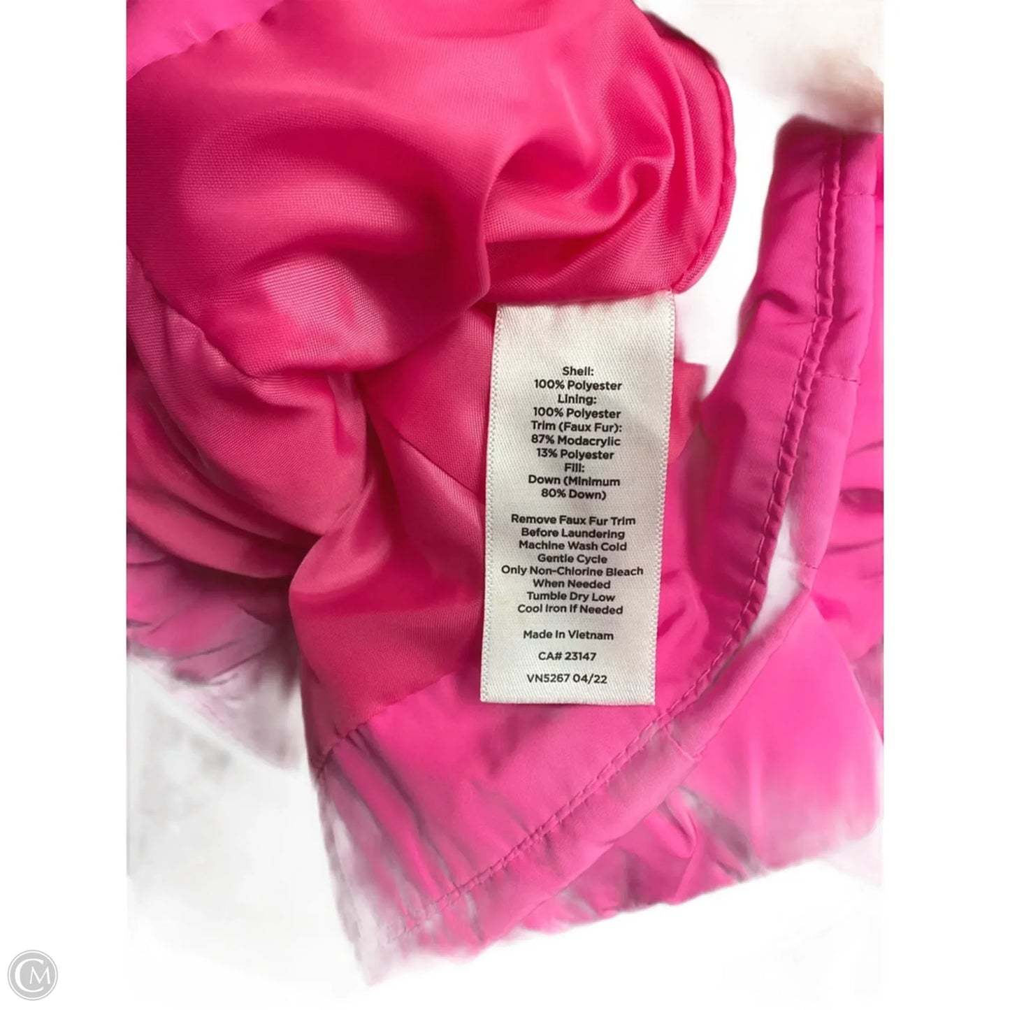 Vest Puffer & Quilted By Talbots In Pink, Size: L