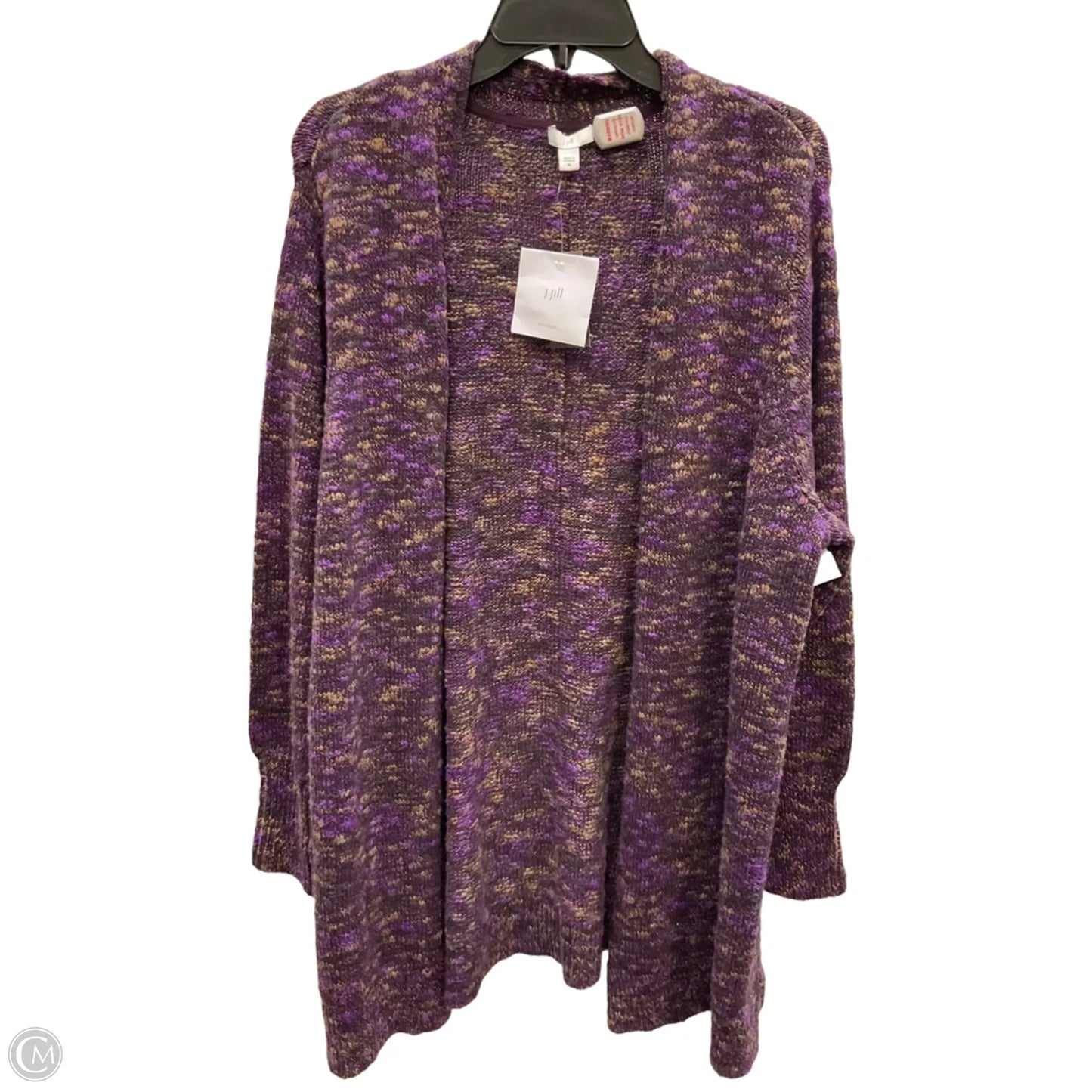Cardigan By J. Jill In Purple, Size: Xl