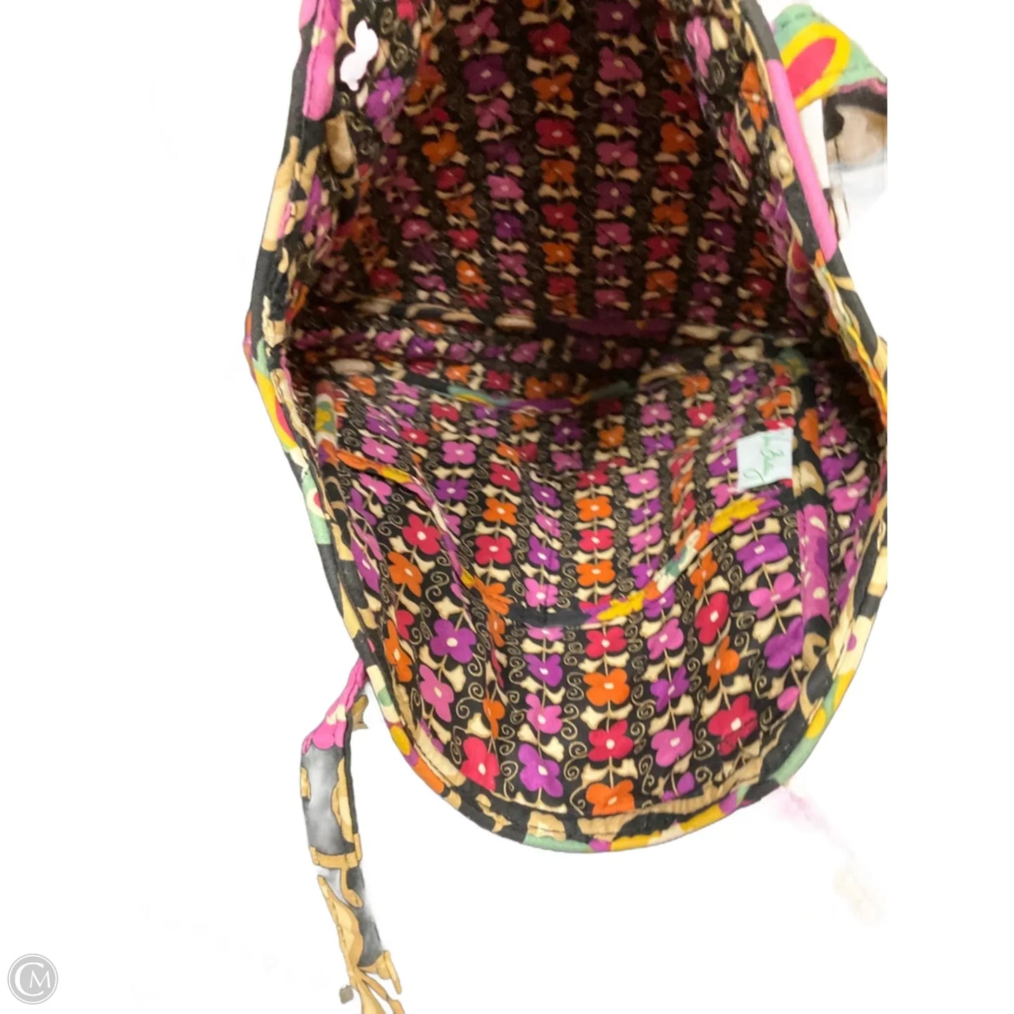 Handbag Leather By Oryany, Size: Medium